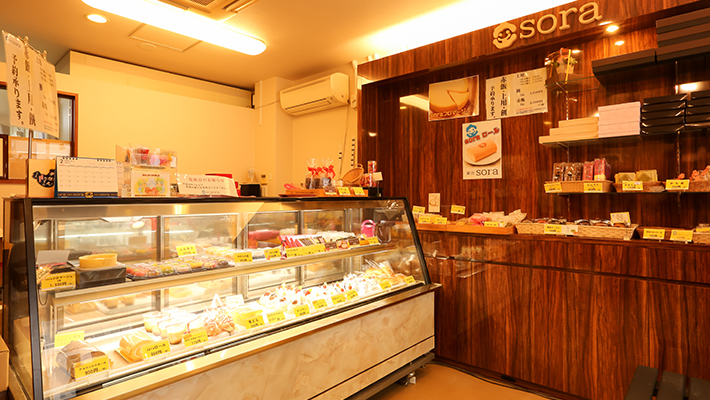 菓匠 soraの店内風景